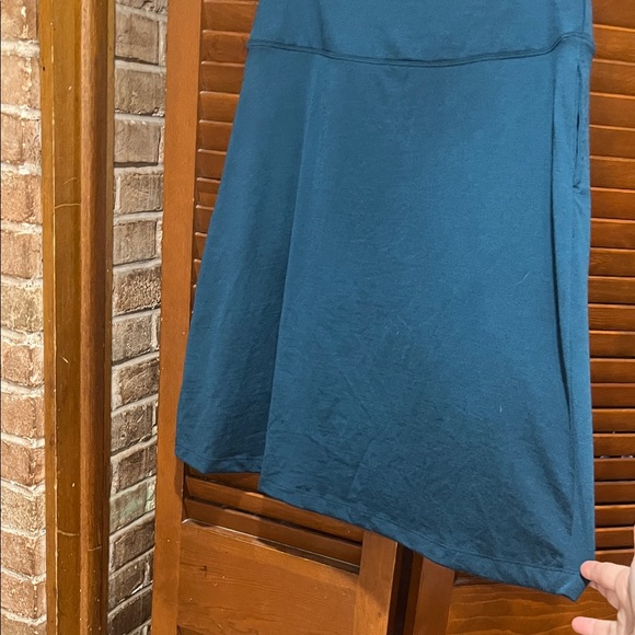Wool X Elegant Teal Marilyn Women's Knit Skirt - Picture 2 of 11